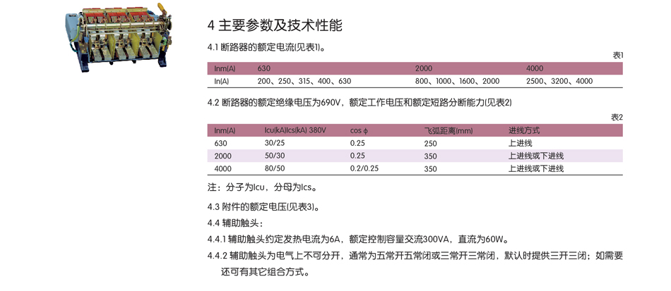 DW16断路器；万能漏电开关